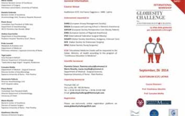 International Workshop Globesity Challenge for Anesthesiologist & Surgeons