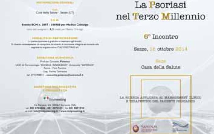 LA PSORIASI NEL TERZO MILLENNIO